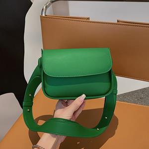 Sports Trend Bag Urban Fashion Zadel Damestas Modetrend Vrije tijd Onderarmtas Enkele schouder Crossbody Tas Klein Vierkant one size groen
