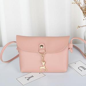 Sports Trend Bag Vrijetijdsbesteding voor dames, kerstherten, mobiele tas, mini, schattige portemonnee, diagonale straddle-tas, kleine vierkante tas one size roze