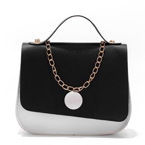 Sports Trend Bag Kleine vierkante tas voor dames Modieuze en eenvoudige rugzak, handtas, schoudertas met ketting one size grijs