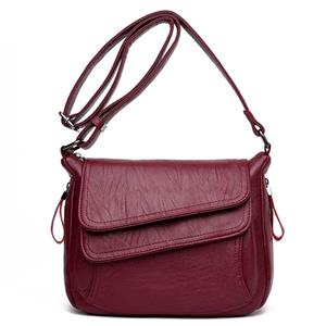 Sports Trend Bag Damestas Nieuwe damesschoudertas Zacht PU Crossbodytas Kleine vierkante tas One Size rood