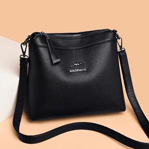 Sports Trend Bag Tas met grote capaciteit Damestas Mode Zachte enkele schoudertas Crossbodytas Moedertas One Size rood