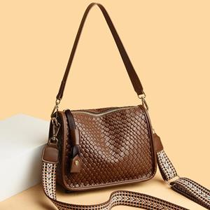 Sports Trend Bag Tas Dames Crossbody Mode Dames Kleine Tas Koreaanse versie Schoudertas Moedertas Zacht leer Damestas One Size zwart