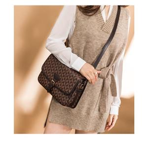 Sports Trend Bag Damestas Vintage print Molenprint Kleine vierkante tas Mode Messenger Bag Crossbodytas met enkele schouder One Size wit