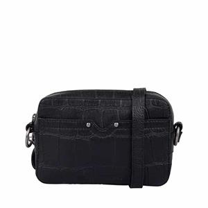 Cowboysbag  Big Croco Crossbody Timber Black