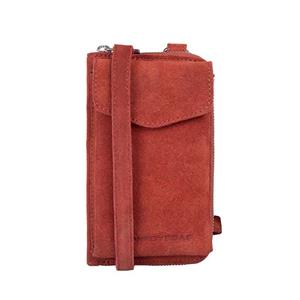 Cowboysbag  Suede Phone Purse Richfield Brandy