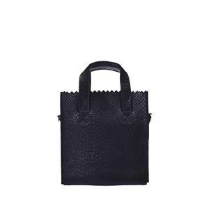 MYOMY  My Paper Bag Square Mini Anaconda Black