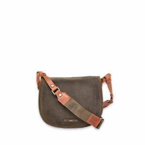 Berba  Leather Saddle Bag Barbarossa Military Green