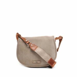 Berba  Leather Saddle Bag Barbarossa Cemento