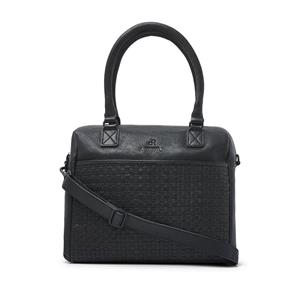 DR Amsterdam Tampa Braided Hand / Shoulderbag Black