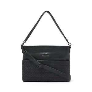 DR Amsterdam Tampa Braided Hand / Shoulderbag Black