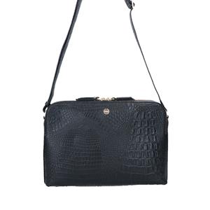 Fmme Crossbody Carmen 10.5' Croco Black