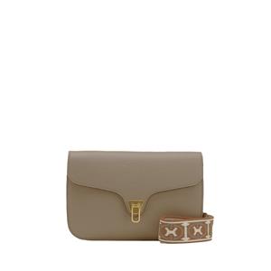 Coccinelle Beat Soft Ribb Handbag Warm Taupe