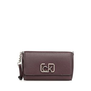 Calvin Klein CK Signature Flap Xbody Merlot