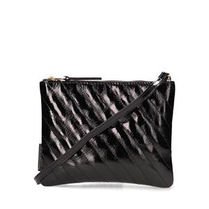 Fred de la Bretonière Fred de La Bretoniere Crossbody Patent Leather Black