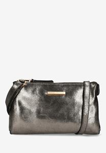 Fred de la bretoniere Crossbody bag Lenny Metallic Grijs