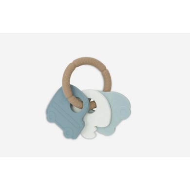 Jollein Silicone bijtring sleutelhanger - One the Go