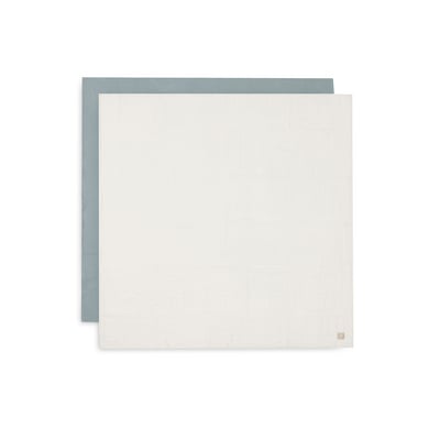 Jollein Gaasluiers Hydrofiel Zee Green /Ivory 2-pack Large