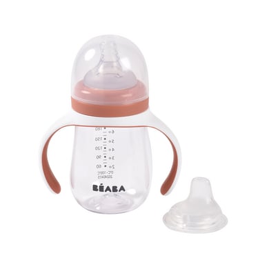 Beaba Drinkfles 2 in 1, 210 ml - terracotta