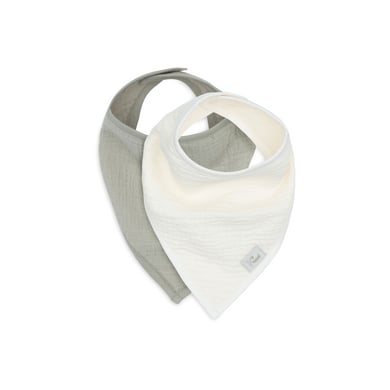 Jollein Slabbetje Hydrofiel - Olive Green /Oatmeal - 2-pack
