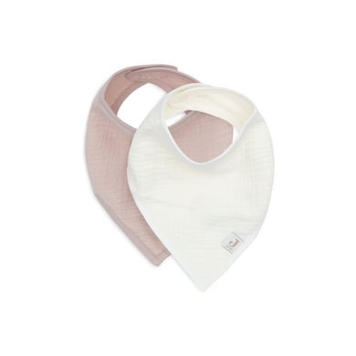 Jollein Slabbetje - Wild Rose/Oatmeal - 2-pack
