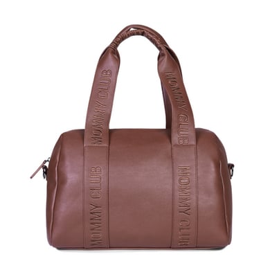 Childhome Luiertas Mommy Club Signature leer donkerbruin