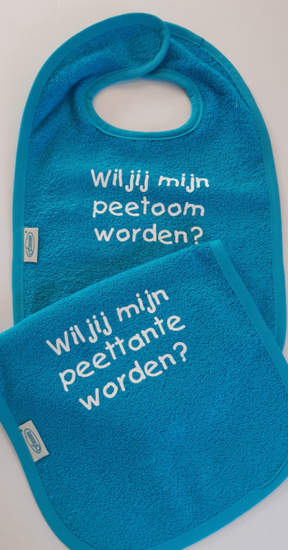 Geboortexpress.nl 2 x Slab wil jij mijn peetoom / peettante worden℃