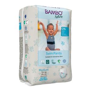 Bambo Nature 2x  Zwemluierbroekjes Medium 12+ kg 12 stuks
