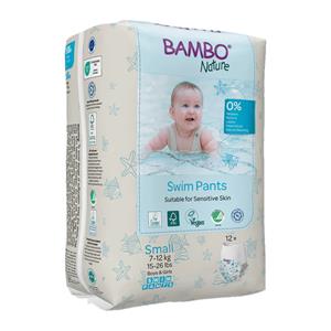 Bambo Nature 2x  Zwemluierbroekjes Small 7-12 kg 12 stuks