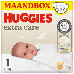 Huggies 4x  Extra Care Newborn Luiers Maat 1 (2 - 5 kg) 28 stuks