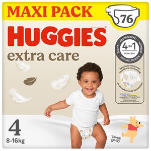 Huggies Extra Care Luiers Maat 4 (8 - 16 kg) 76 stuks