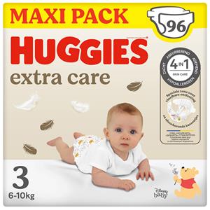 Huggies Extra Care Luiers Maat 3 (6 - 10 kg) 96 stuks