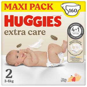 Huggies 4x  Extra Care Newborn Luiers Maat 2 (3 - 6 kg) 40 stuks