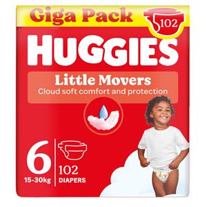 Huggies 3x  Little Movers Luiers Maat 6 (15 - 30 kg) 34 stuks