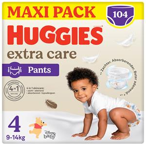 Huggies 4x  Extra Care Pants Maat 4 (9 - 14 kg) 26 stuks