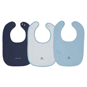 LA REDOUTE COLLECTIONS Set van 3 slabbetjes, in katoen en badstof