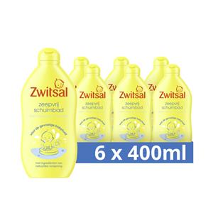 Zwitsal 6x  Zeepvrij Schuimbad 400 ml
