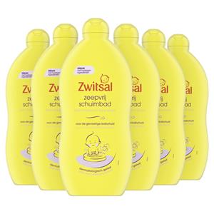 Zwitsal 6x  Zeepvrij Schuimbad 700 ml