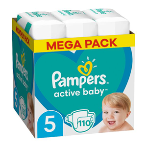 Pampers  Active Baby Dry - Maat 5 - Mega Pack - 110 stuks - 11/16 KG