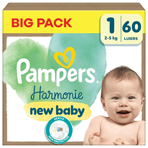 Pampers  Harmonie - Maat 1 - Small Pack - 60 stuks - 2/5 KG
