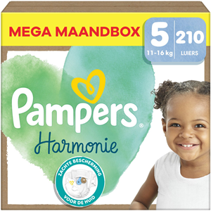 Pampers  Harmonie - Maat 5 - Mega Maandbox - 210 stuks - 11/16 KG