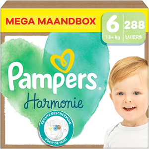 Pampers  Harmonie - Maat 6 - Mega Maandbox - 288 Stuks - 13+ kg