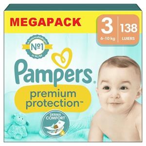 Pampers  Premium Protection - Maat 3 - Megapack - 138 luiers - 6/10 KG