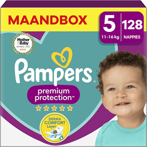 Pampers  Premium Protection - Maat 5 - Maandbox - 128 luiers - 11/16 KG