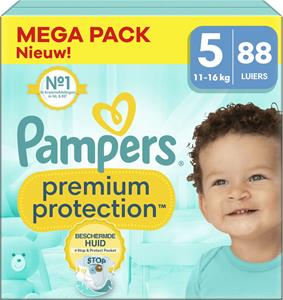 Pampers  Premium Protection - Maat 5 - Mega Pack - 88 luiers - 11/16 KG