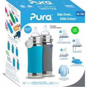 Pura Starterset Aqua en Grijs 325 ml