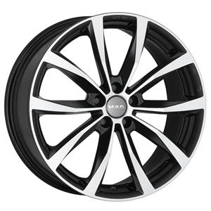 Mak Aluminium velg 16 inch  Wolf 5x112 6,5J ET42, Kleur Zwarter Spiegel