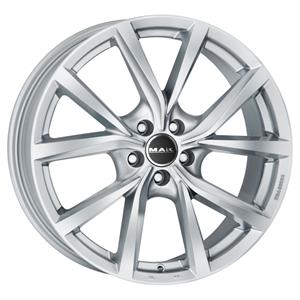 Mak Aluminium velg 19 inch  Polaris 5x114,3 8J ET50, Kleur Zilver
