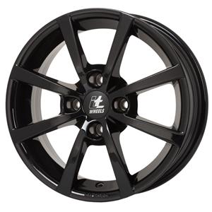 Itwheels Aluminium velg 16 inch  Alisia 4x108 6,5J ET26, Kleur Zwart Glimmend