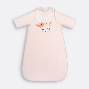 LA REDOUTE INTERIEURS Slaapzak in fluweel met afneembare mouwen, Lapin bloemen