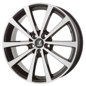 Itwheels Aluminium velg 17 inch  Alice 5x112 7J ET45, Kleur Zwart Glimmend Gepolijst